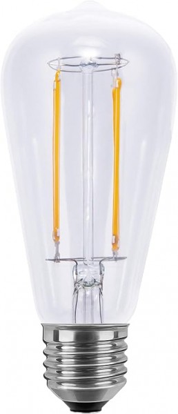 Lampadina E27 2600K 6W LED stile lungo