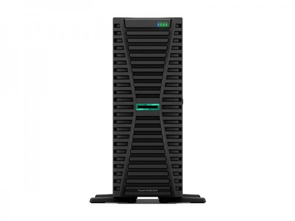 HPE ProLiant ML350 Gen11 4509Y 8-core 1P 32GB-R MR408i-o NC BCM5719 8SFF 1000W RPS - Server - 2,6 GH