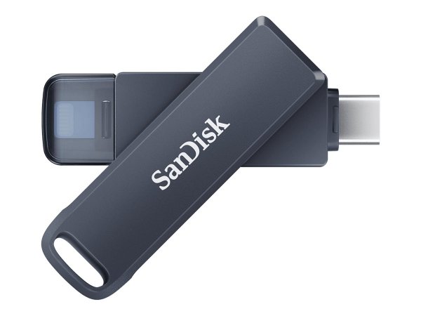 SanDisk iXpand Phone Drive 64GB USB-C Metal Sky - Flash-Speicher - unsortiert