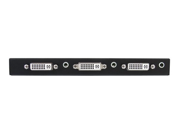 StarTech.com Sdoppiatore video DVI 2 porte con audio - DVI - 2x DVI - 1920 x 1200 Pixel - Nero - All