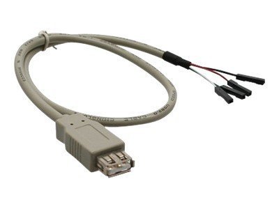 InLine Cavo USB 2.0 interno 4x 1pin femmina / A femmina - adattatore - 0,40m