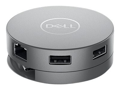 Dell Adattatore portatile USB-C - DA310 - Cablato - USB 3.2 Gen 2 (3.1 Gen 2) Type-C - 10,100,1000 M