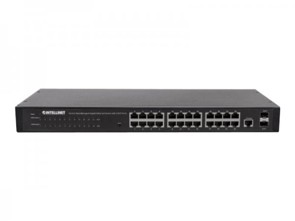 Intellinet 560917 - Gestito - Gigabit Ethernet (10/100/1000) - Full duplex - Montaggio rack - 1U