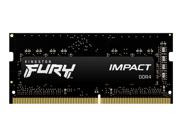 Kingston FURY Impact - 8 GB - 1 x 8 GB - DDR4 - 2666 MHz - 260-pin SO-DIMM - Nero