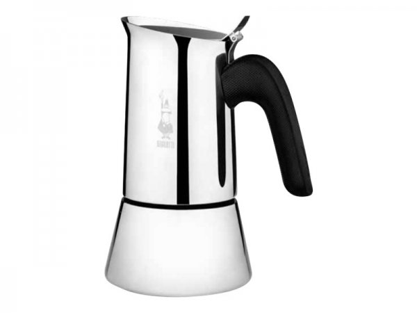 Bialetti Venus Induzione 4 Tazze - Moka pot - 0,23 L - Nero - Acciaio inossidabile - Acciaio inossid