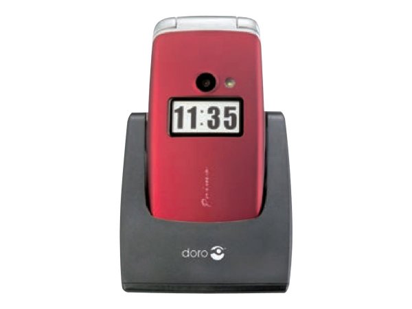 Doro Primo 413 - Clamshell - SIM singola - 6,1 cm (2.4") - 2 MP - 1050 mAh - Rosso