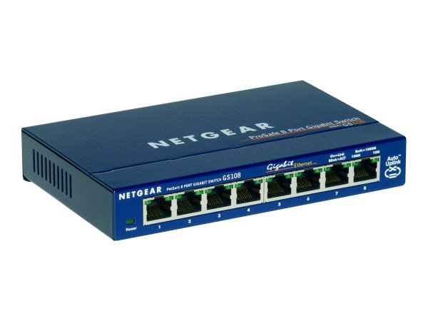 Netgear GS108 - Switch - 8 x 10/100/1000