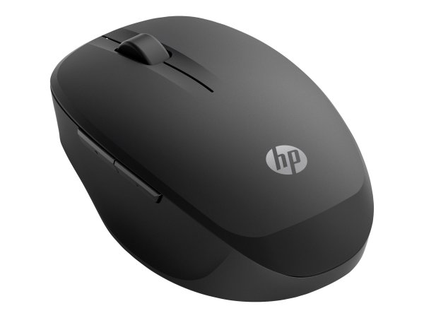 HP Dual Mode Mouse - Mano destra - Ottico - RF Wireless - 3600 DPI - Nero