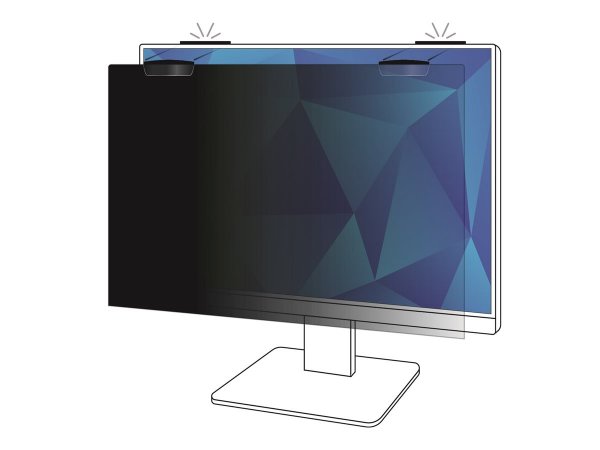 3M T Privacy Filter for 24.5in Full Screen Monitor with T COMPLYT Magnetic Attach 16:9 PF245W9EM - 6