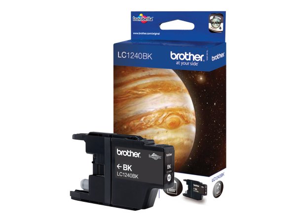 Brother LC1240BK - Nero - 1 pz - 600 pagine - Confezione singola