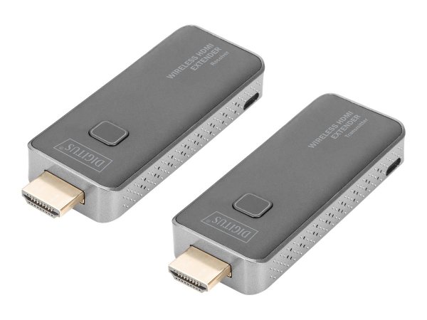 DIGITUS Set extender wireless HDMI - 50 m - 1920 x 1080 Pixel - Trasmettitore e ricevitore AV - 50 m