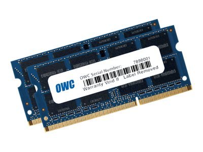 OWC OWC1867DDR3S08S - 8 GB - 2 x 4 GB - DDR3 - 1867 MHz - 204-pin SO-DIMM - Nero - Blu - Oro