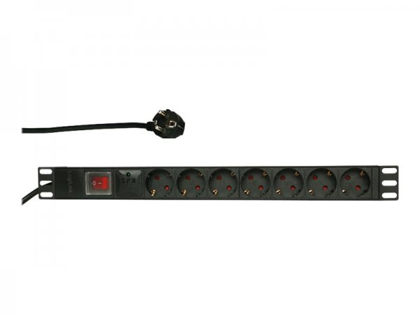 LogiLink PDU7C01 - 7 presa(e) AC - Tipo F - 230 V - 50 - 60 Hz - 16 A - 3500 W