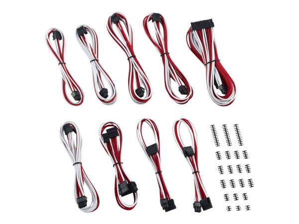 cablemod CM-RTS-CKIT-NKWR-R - Red - White - 260 mm - 180 mm - 65 mm - 900 g - Box