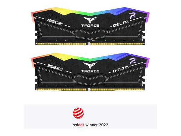 Team Group T-FORCE DELTA RGB - 32 GB - 2 x 16 GB - DDR5 - 6000 MHz - 288-pin DIMM