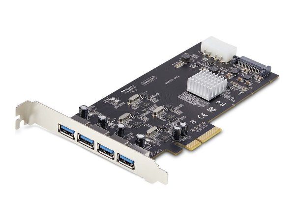 StarTech.com 4-Port USB-A PCIe Card USB 3.2 5Gbps - Controller usb - PCI