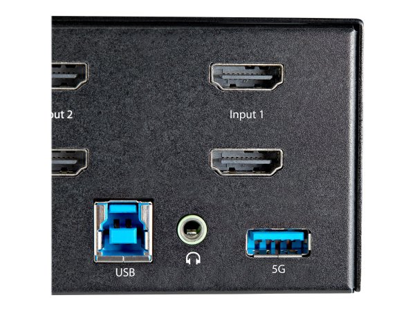 StarTech.com KVM Switch HDMI a 2 porte e doppio monitor 4K 60Hz Ultra HD HDR - Switch KVM per comput