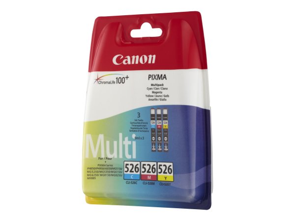 Canon cli-526 CLI526 Multipack c m y 4541B009 - Originale - Cartuccia di inchiostro