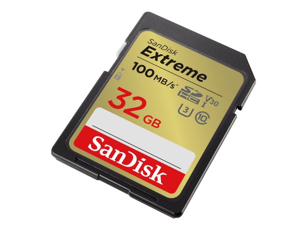 SanDisk Extreme - 32 GB - SDXC - Classe 10 - UHS-I - 100 MB/s - 60 MB/s