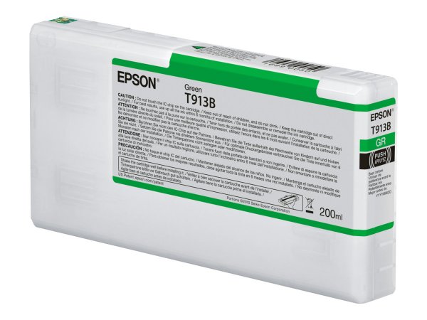 Epson T913B Green Ink Cartridge (200ml) - Resa standard - Inchiostro a base di pigmento - 200 ml - 1