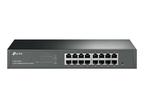 TP-LINK TL-SG1016DE - Gestito - L2 - Gigabit Ethernet (10/100/1000) - Full duplex - Montaggio rack