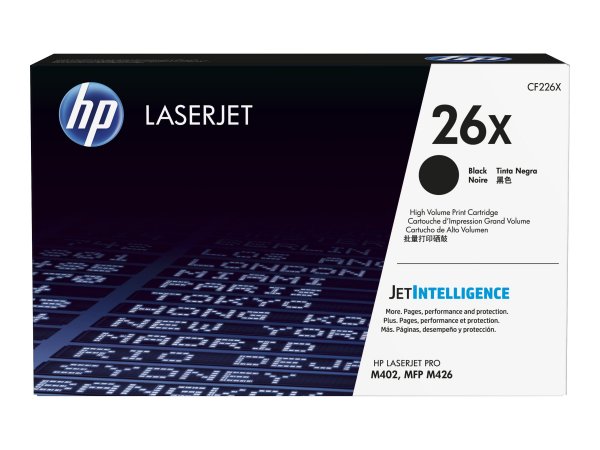 HP Cartuccia Toner originale nero ad alta capacità LaserJet 26X - 9000 pagine - Nero - 1 pz