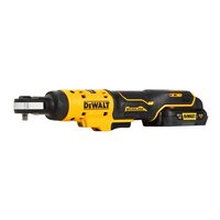 DEWALT DCF504L1G-QW - Chiave di impatto - Senza spazzola - Nero - Giallo - 1/4" - 250 Giri/min - 54