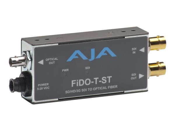 AJA FiDO-T-ST - Convertitore video attivo - Grigio - BNC - 20 V