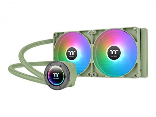 Thermaltake TH280 V2 ARGB Sync All-In-One Liquid Cooler Matcha Green olivgruen