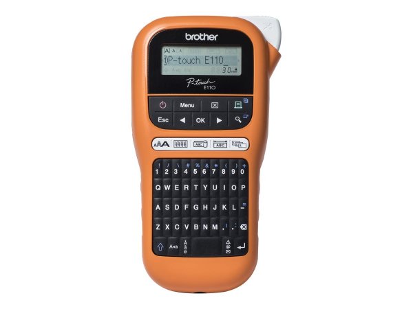 Brother PT-E110 - QWERTY - HGe/TZe - Trasferimento termico - 180 x 180 DPI - 20 mm/s - Mini Stilo AA