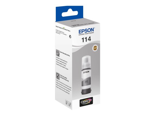 Epson 114 EcoTank Grey ink bottle - Grigio - Epson - EcoTank ET-8550 EcoTank ET-8500 - Resa standard