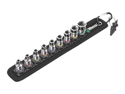 Wera Belt A 1 - Socket set - 1/4" - Metrico - 9 testina/e - 4,4.5,5,5.5,6,7,8,10,13 mm