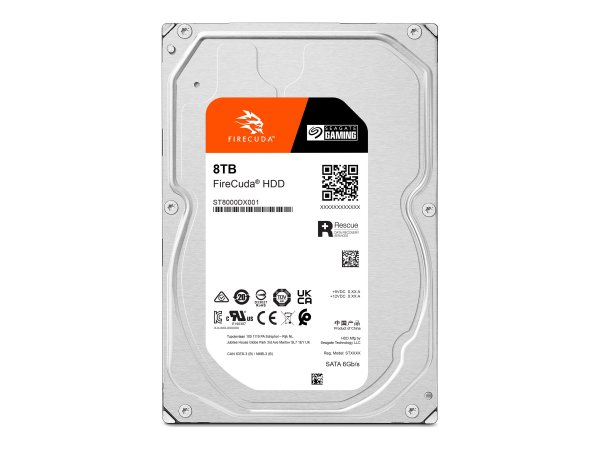 Seagate FireCuda ST8000DXA01 - Festplatte - 8 TB - intern - 3.5" (8.9 cm)