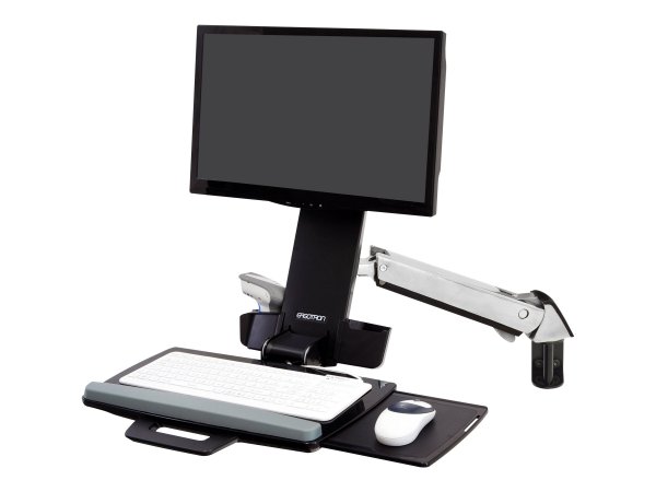 Ergotron Styleview Sit-Stand Combo Arm - Viti - 13,2 kg - 48,3 cm (19") - 61 cm (24") - 100 x 100 mm