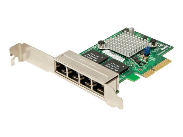 Supermicro AOC-SGP-I4 - Interno - Cablato - PCI Express - Ethernet - 1000 Mbit/s - Argento