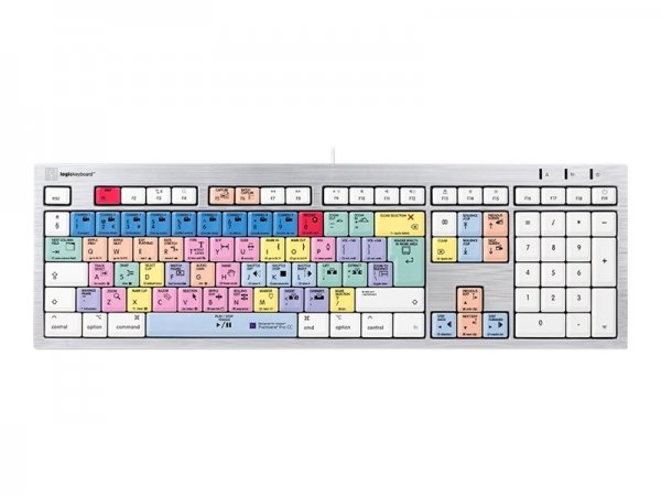 Logickeyboard LKB-PPROCC-CWMU-UK - Full-size (100%) - Cablato - USB - Interruttore a chiave a membra