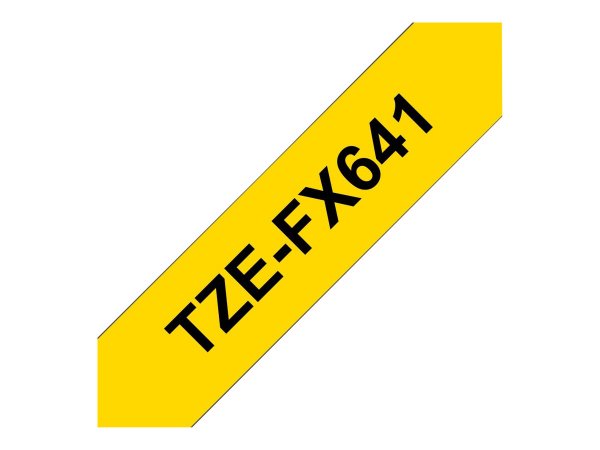 Brother TZE-FX641 - Nero su giallo - TZ - Nero - 1,8 cm - 8 m - 24 mm