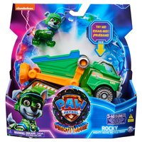 Spin Master Paw Patrol Mighty Kinofilm - Basis Fahrzeug von Rocky mit Welpenfigur