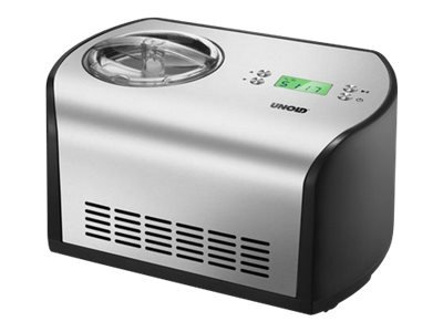 UNOLD 48865 - Gelatiera compressore - 1,2 L - 1 ciotole - Nero - Acciaio inox - 30 min - LCD