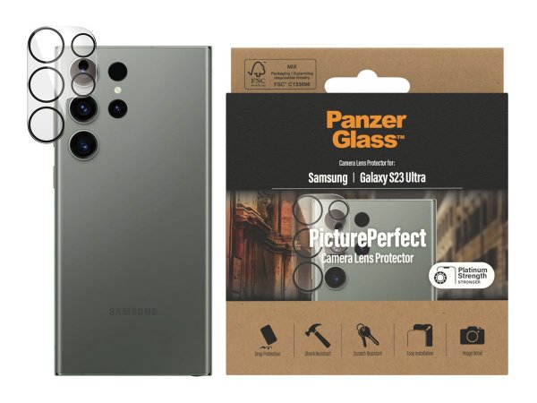 PanzerGlass 0441 - Samsung - Samsung - Galaxy S23 Ultra - Applicazione a secco - Antigraffio - Resis