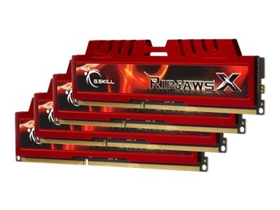 G.Skill 32GB DDR3-1333 CL9 RipjawsX - 32 GB - 4 x 8 GB - DDR3 - 1333 MHz - 240-pin DIMM