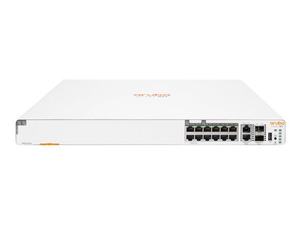 HPE Instant On 1960 8p 1G Class 4 4p SR1G/2.5G Class 6 PoE 2p 10GBASE-T 2p SFP+ 480W - Gestito - Gig