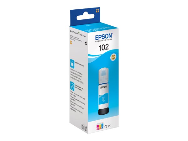 Epson 102 EcoTank Cyan ink bottle - Ciano - 70 ml - 1 pz