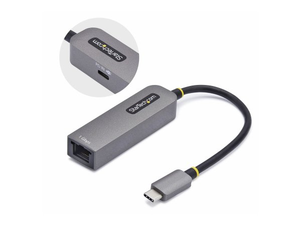 StarTech.com USB-C to 1Gb Ethernet Adapter - Adattatore - Digitale/dati