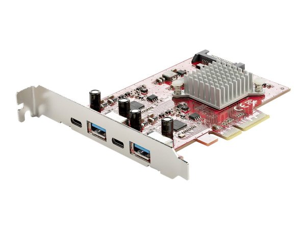 StarTech.com Scheda PCI Express USB a 4 porte - Scheda di espansione PCIe USB 10Gbps con 2 controlle