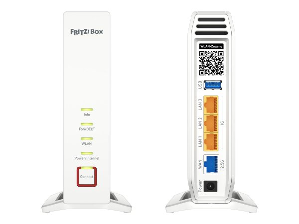 AVM FRITZ!Box 4060 - Wi-Fi 6 (802.11ax) - Banda tripla (2.4 GHz/5 GHz/5 GHz) - Collegamento ethernet