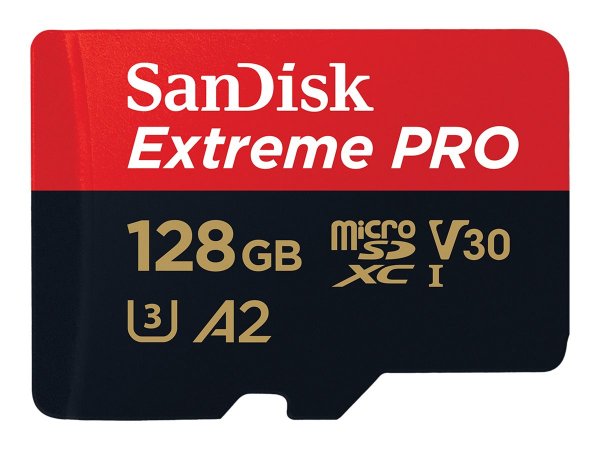 SanDisk Extreme PRO - 128 GB - MicroSDXC - Classe 10 - UHS-I - 200 MB/s - 90 MB/s