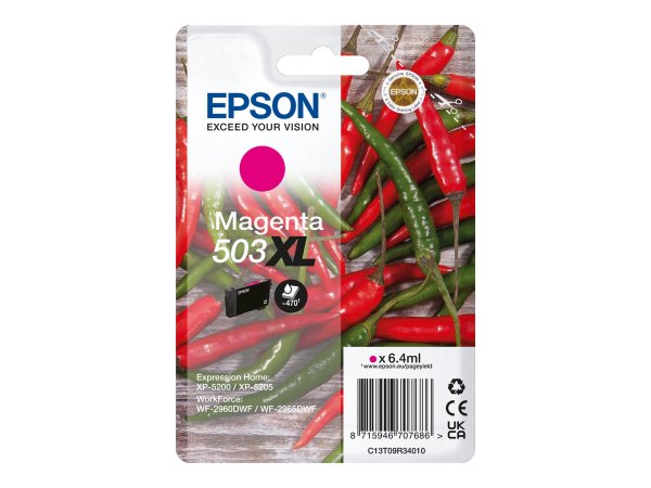 Epson 503XL - Resa elevata (XL) - 6,4 ml - 1 pz - Confezione singola