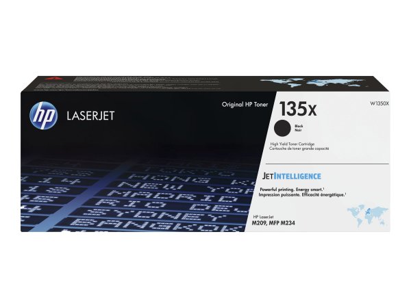 HP 135X - Hohe Ergiebigkeit - Schwarz - original - LaserJet - Tonerpatrone (W1350X)