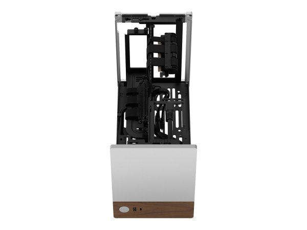 Fractal Design Terra - Small Form Factor (SFF) - PC - Argento - Mini-ITX - Alluminio - Noce - 7,7 cm